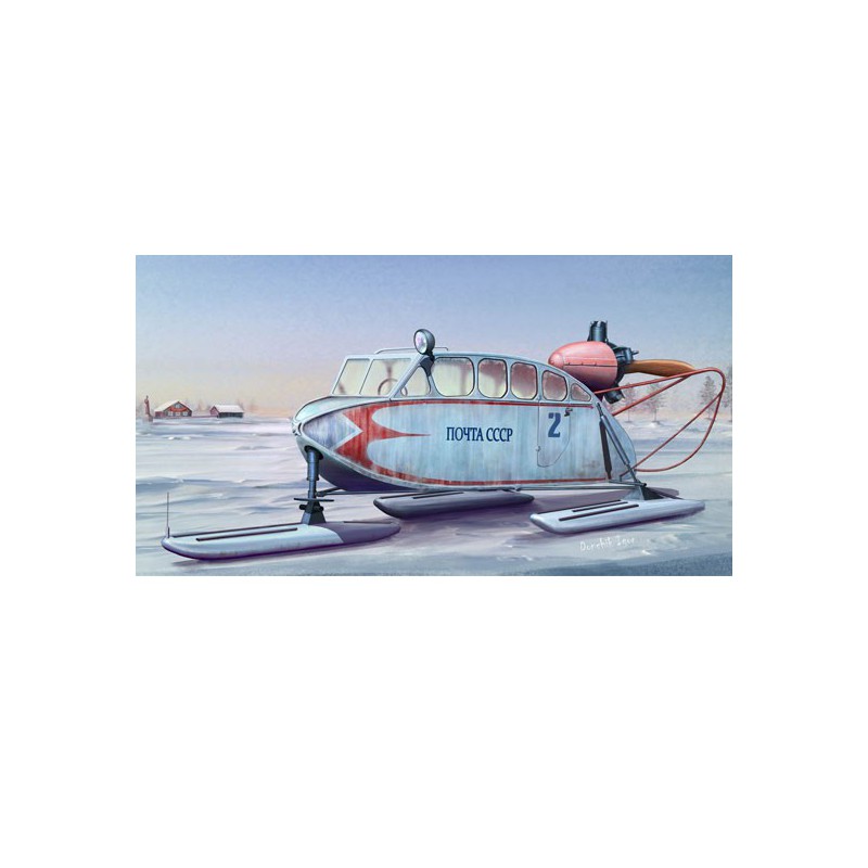 Maquette de Char en plastique Soviet NKL-6 Aerosan 1/35