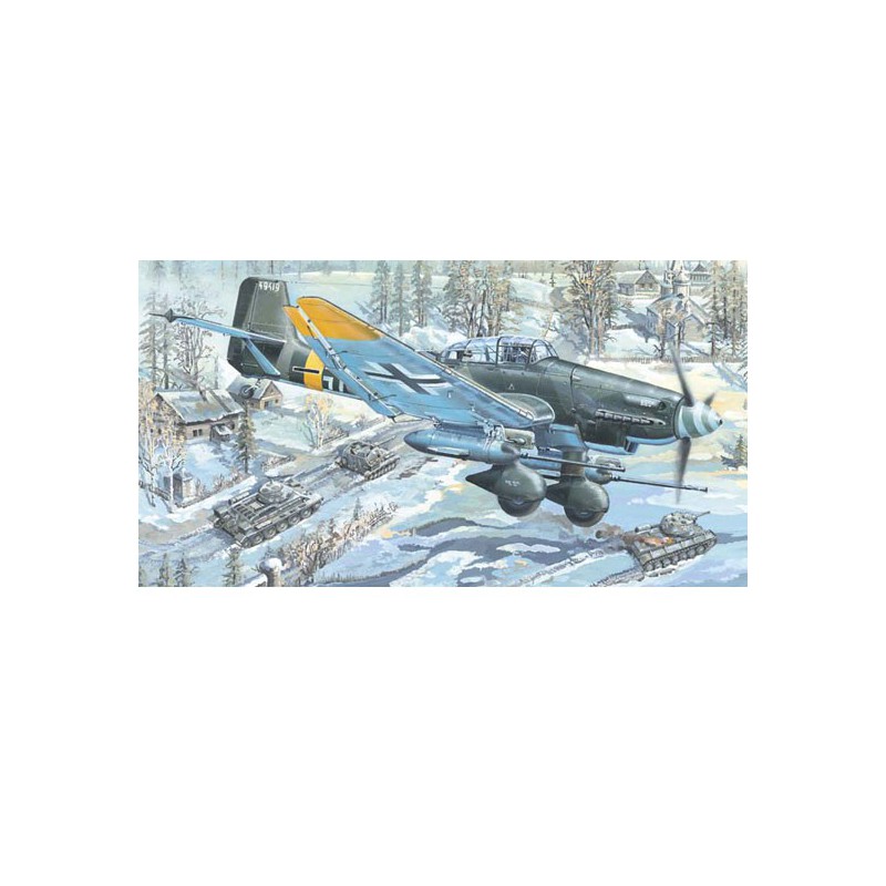 Maquette d'avion en plastique Junkers Ju-87G-2 Stuka 1/24