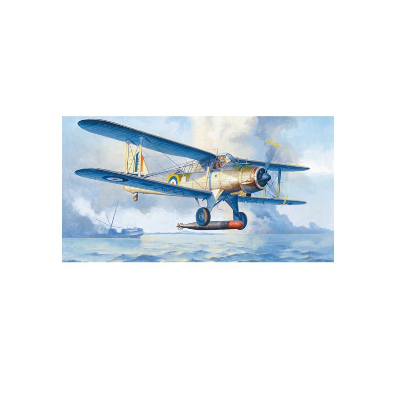 Maquette d'avion en plastique Fairey Albacore bombardier lance torpilles
