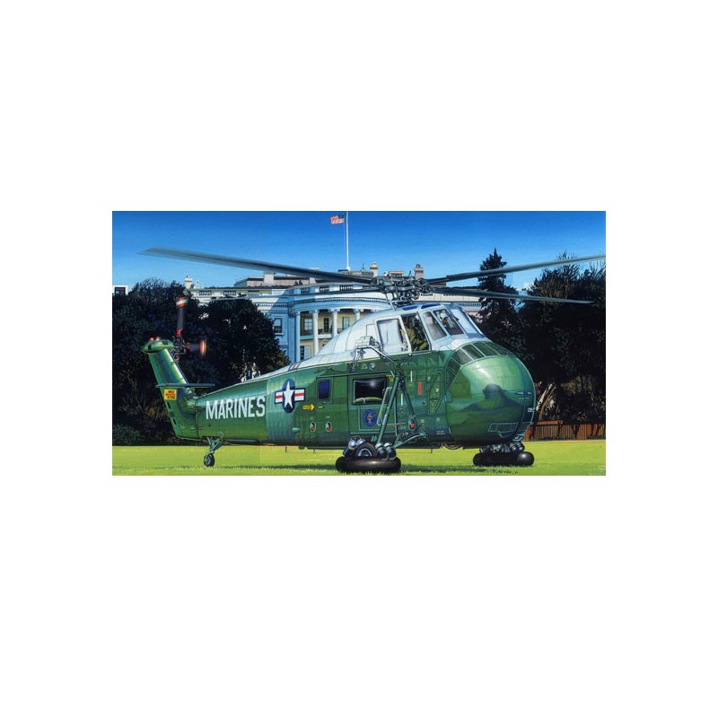 Maquette d'hélicoptère en plastique VH-34D 1/48