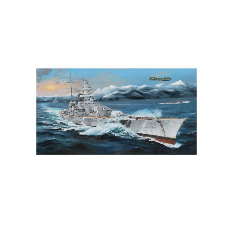 Maquette de Bateau en plastique German Scharnhorst Battleship 1/200