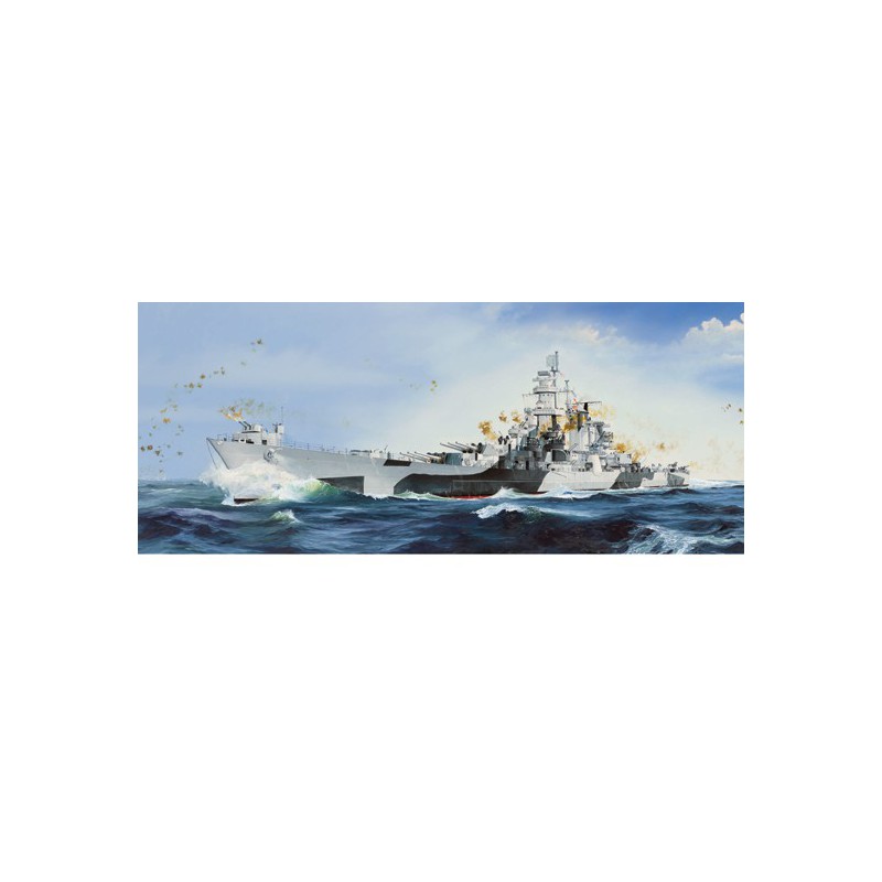 Maquette de Bateau en plastique USS Alaska CB-1 1/350