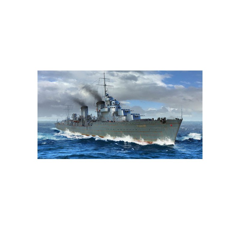 Maquette de Bateau en plastique Russian Destroyer Taszkient 1942 1/350