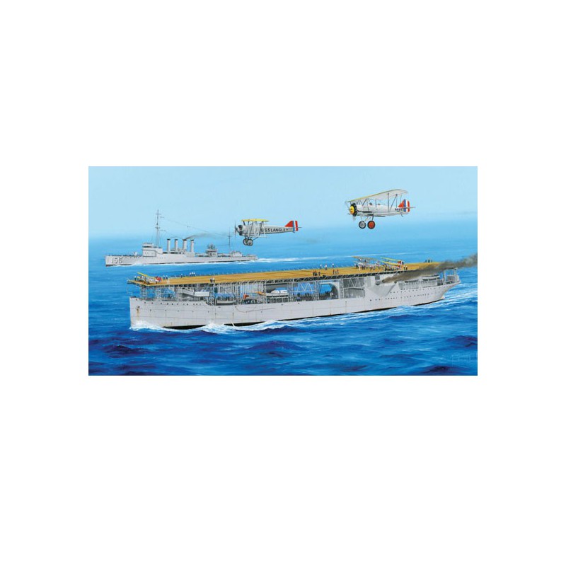 Maquette de Bateau en plastique USS Langley CV-1 1/350