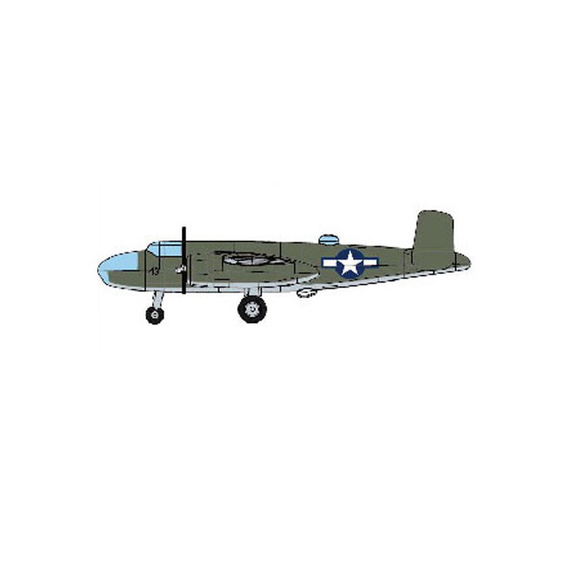 Maquette de Bateau en plastique B25 (pre-painted) 1/350