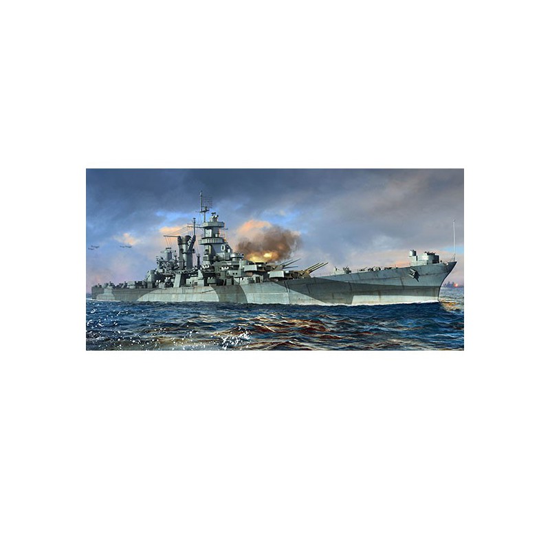 Maquette de Bateau en plastique USS Alaska CB-1 1/700