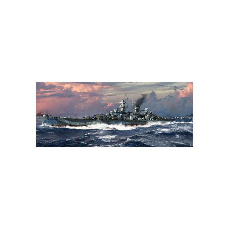 Maquette de Bateau en plastique USS Guam CB-2 1/700