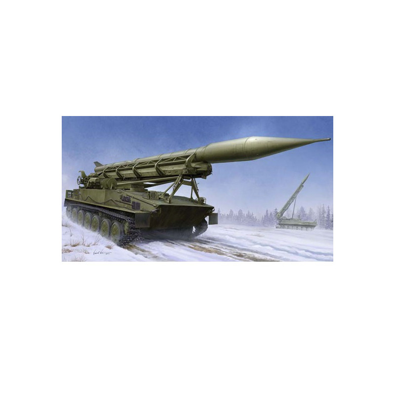 Maquette de Char en plastique 2P16 Launcher with Missile of 2k6 Luna 1/72
