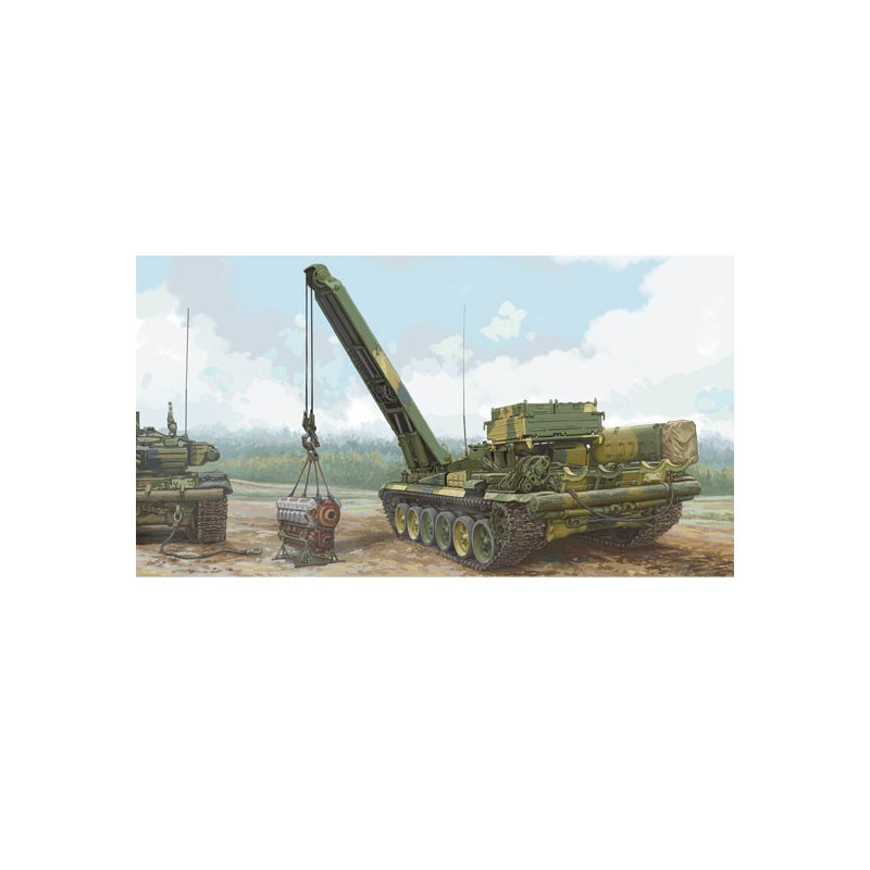 Maquette de Char en plastique Russian BREM-1 Armoured Recovery Vehicle 1/35
