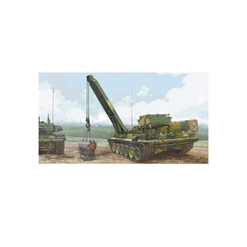 Maquette de Char en plastique Russian BREM-1 Armoured Recovery Vehicle 1/35