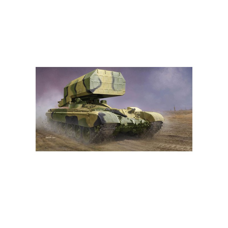 Maquette de Char en plastique Russian TOS-1 Multiple Rocket Launcher Mod.1989 1/