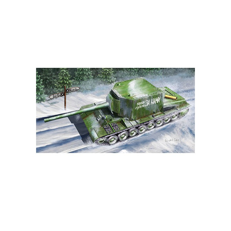 Maquette de Char en plastique Su-100Y Self-Propelled Gun 1/35
