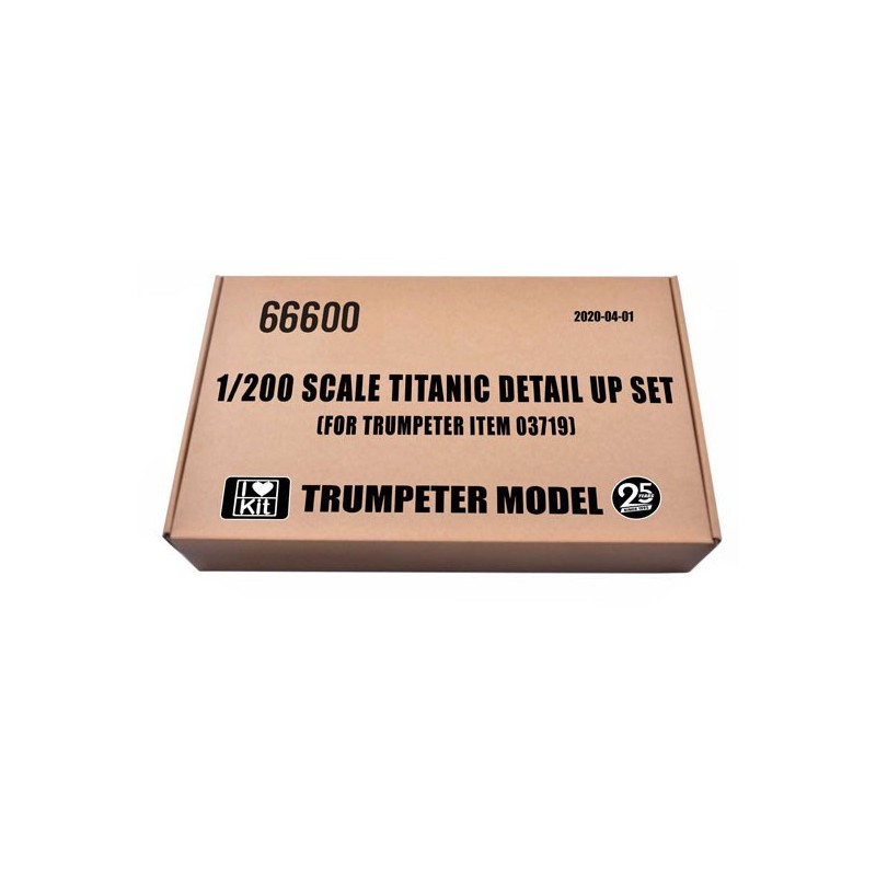 Maquette de Bateau en plastique Kit super-détaillage TITANIC 95T03719