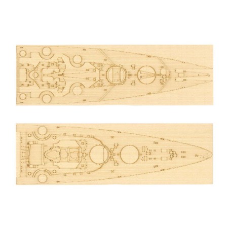 Maquette de Bateau en plastique Kit super-détaillage Bismarck 95T05358