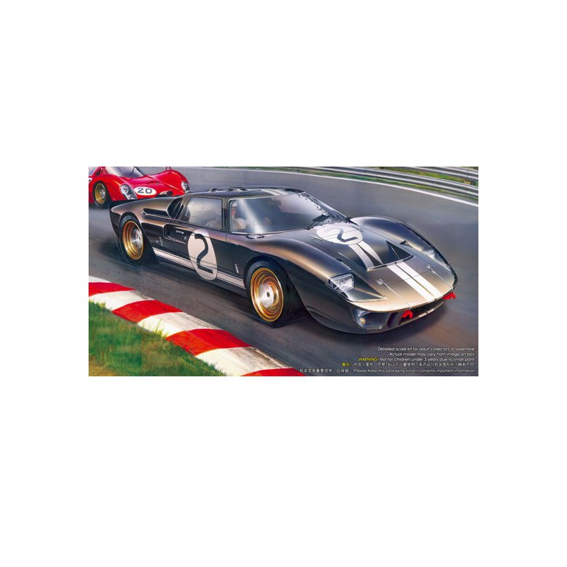 Maquette de voiture en plastique US SPORT CAR 1/12