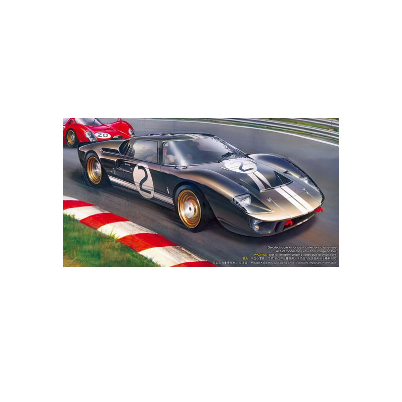 Maquette de voiture en plastique US SPORT CAR 1/12