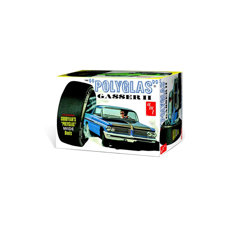 Maquette de voiture en plastique Pontiac Gasser II 1962 1/25