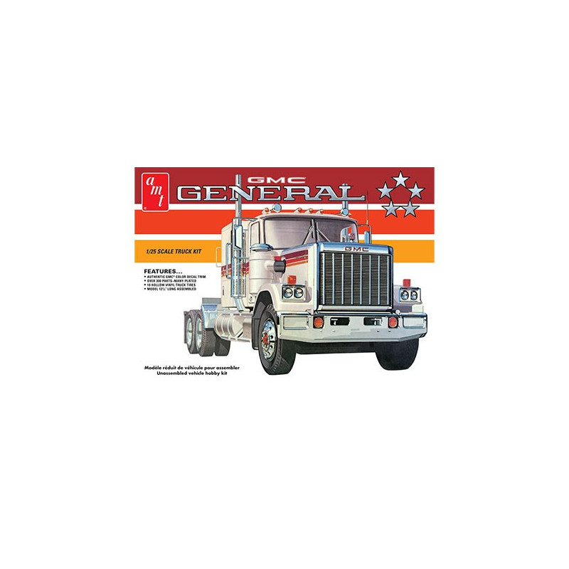 Maquette de camion en plastique 1976 GMC General Semi Tractor 1:25