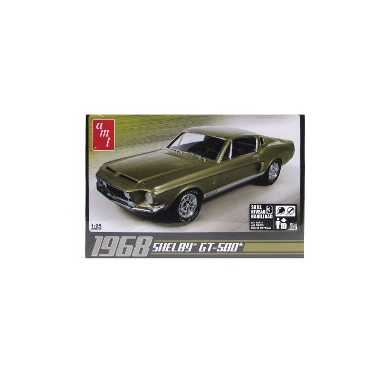 Maquette de voiture en plastique Shelby GT-500 1968 1/25