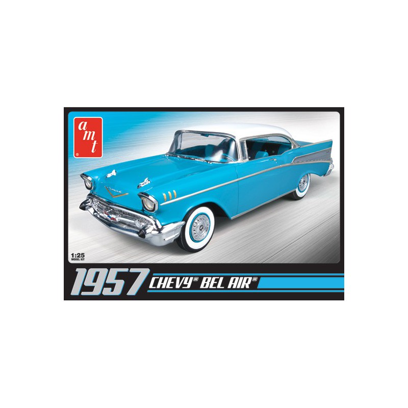 Maquette de voiture en plastique Chevy Bel Air 1957 1/25