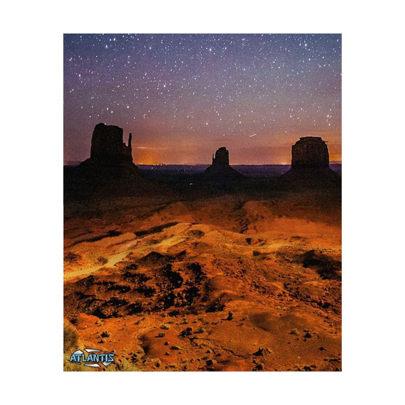 Modèle de science-fiction en plastique Monument Valley UFO Clear + LED