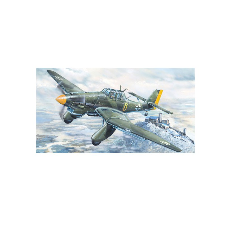 Maquette d'avion en plastique JUNKERS JU-87A STUKA