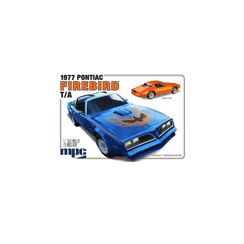 Maquette de voiture en plastique 1977 Pontiac Firebird T/A 1:25