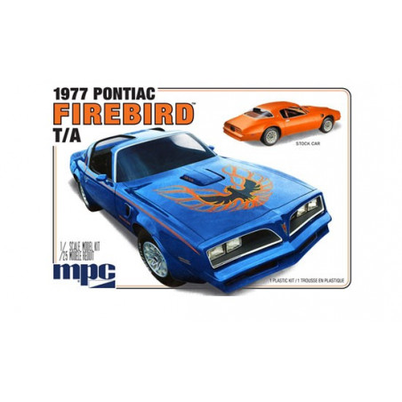 Maquette de voiture en plastique 1977 Pontiac Firebird T/A 1:25