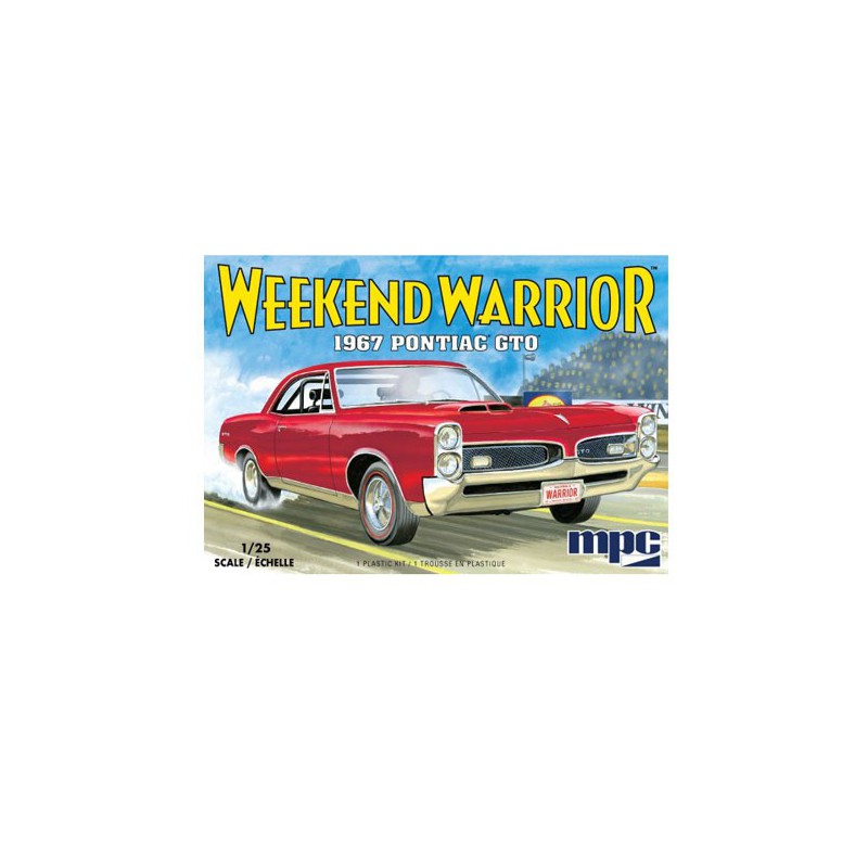 Maquette de voiture en plastique Pontiac GTO 67 1/25 Weekend Warrior