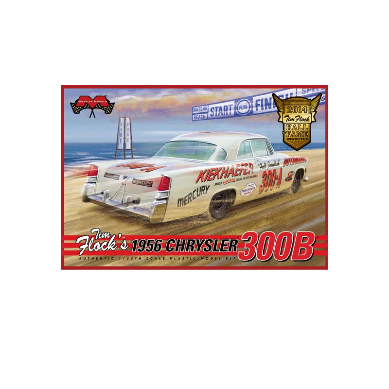 Maquette de voiture en plastique Chrysler Tim Flock 1/25