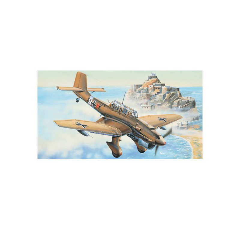 Maquette d'avion en plastique JUNKERS JU-87R STUKA