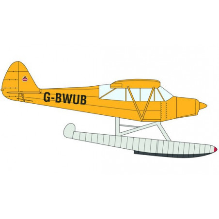 Maquette d'avion en plastique Piper Super Cub hydravion 1/48