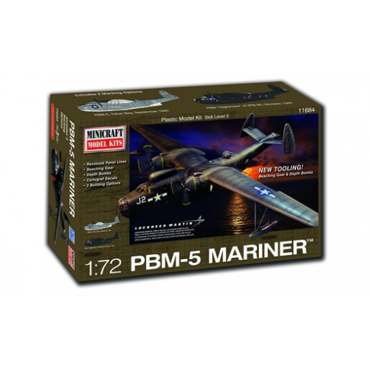 Maquette d'avion en plastique PBM-5 Mariner 1/72