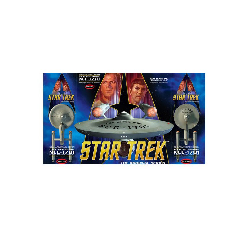Maquette plastique de série TV STAR TREK USS ENTERPRISE 50th ANNIV. EDITION 1/350