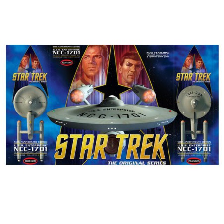 Maquette plastique de série TV STAR TREK USS ENTERPRISE 50th ANNIV. EDITION 1/350