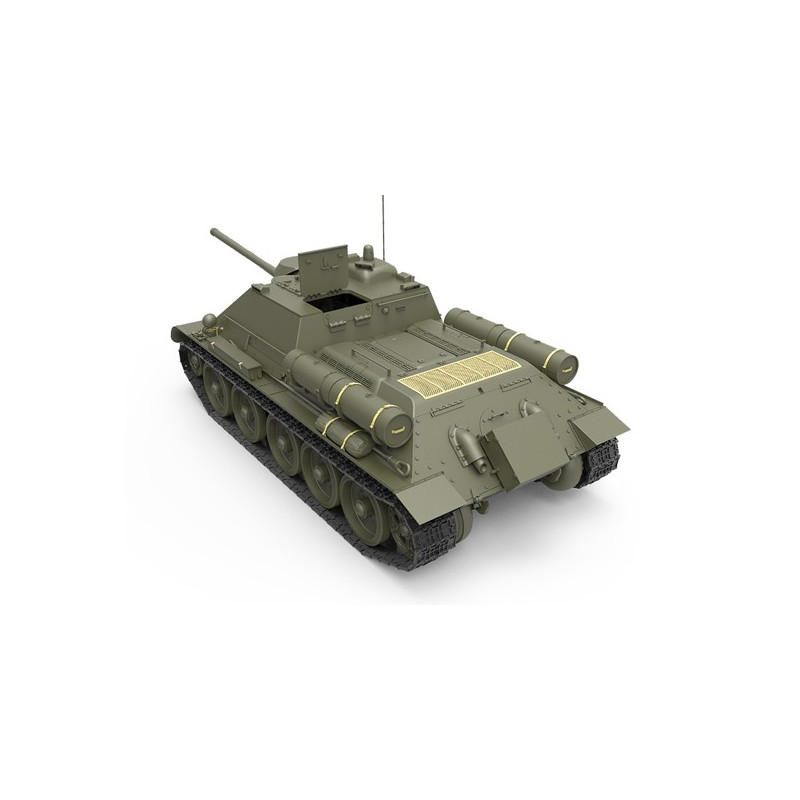 Maquette de Char en plastique SU-85 Mod 1943 Mid 1/35