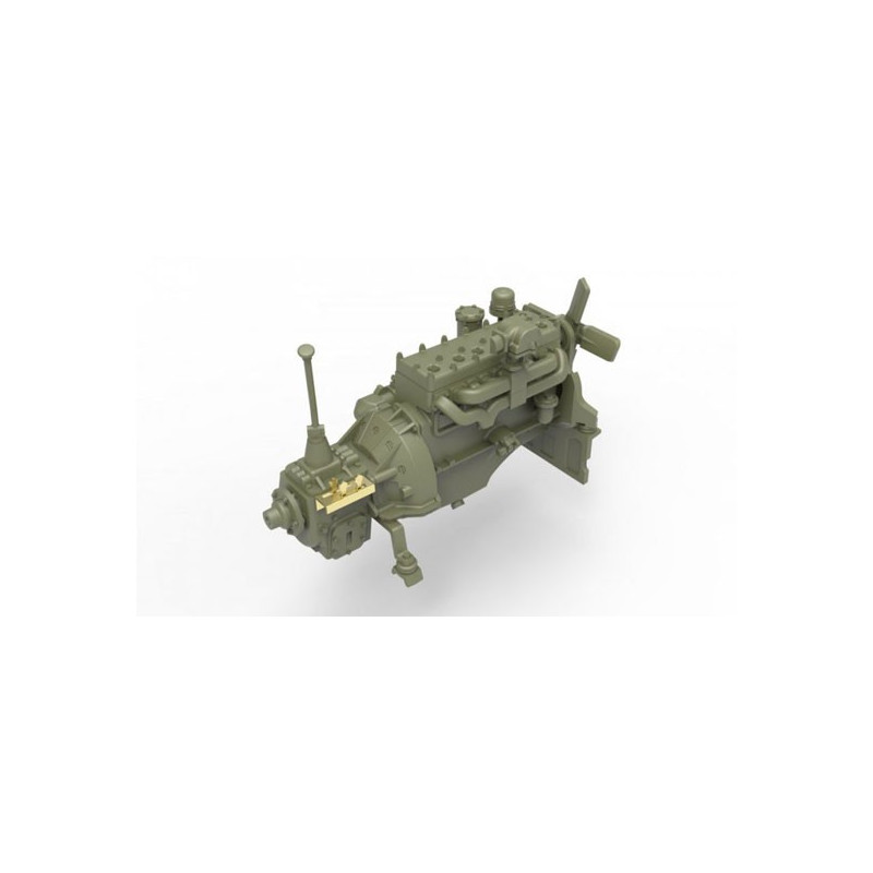 Maquette de Char en plastique T-60 (T-30 Turret) INTERIOR KIT