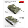 Maquette de Char en plastique T-44M Soviet Tank 1/35