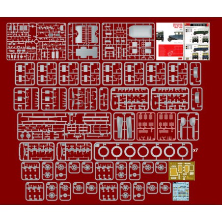 Maquette de camion en plastique GAZ 03 30 Mod 1945 1/35