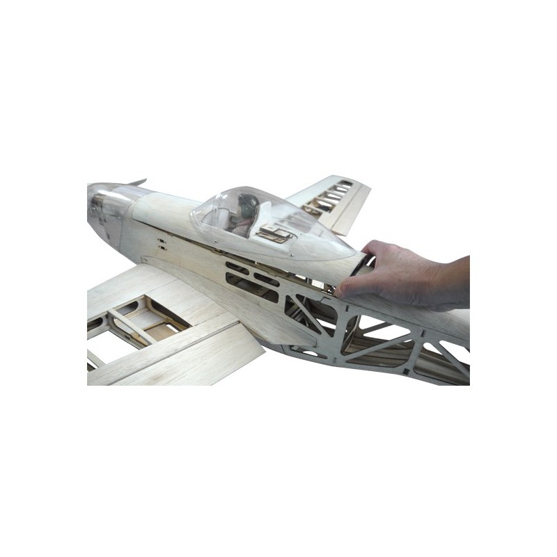 Avions électrique radiocommandé Mustang P-51D .40 EP GP Kit