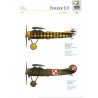 Maquette d'avion en plastique Fokker E.V Junior set 1/72