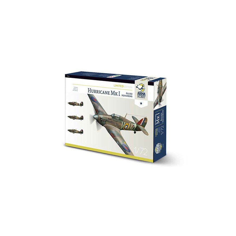 Maquette d'avion en plastique Hurricane Mk I Allied Limited Edition 1/72