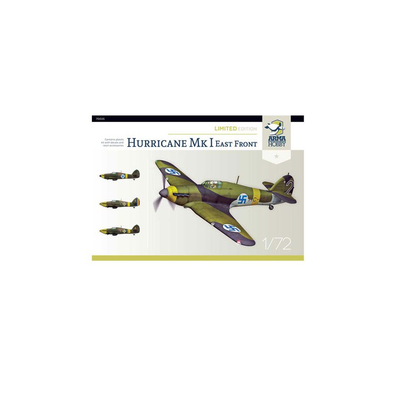 Maquette d'avion en plastique Hurricane Mk I East Front Limited Edition 1/72