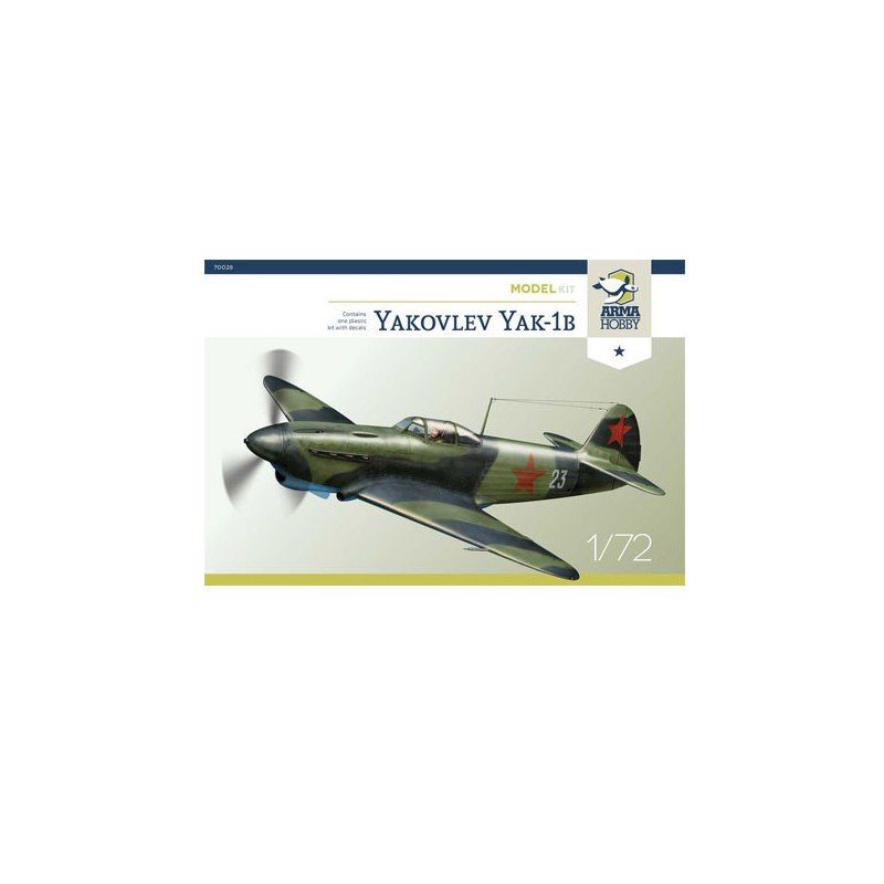 Maquette d'avion en plastique Yakovlev Yak-1b Model kit 1/72