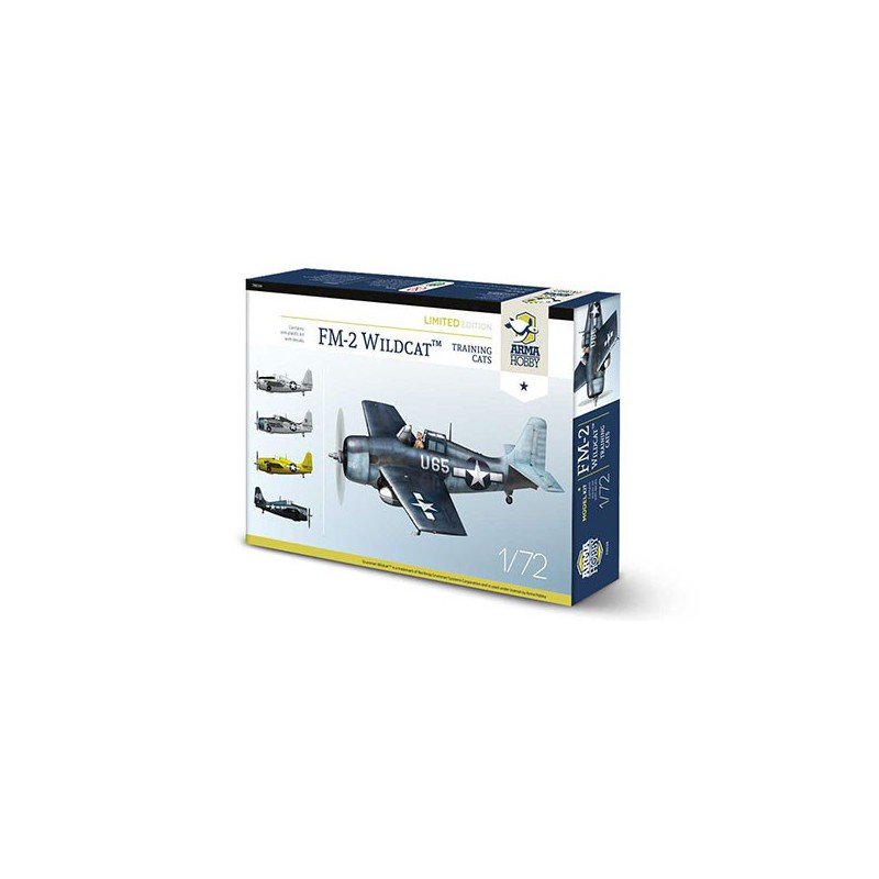 Maquette d'avion en plastique FM-2 Wildcat Training Cats Limited Edition 1/72