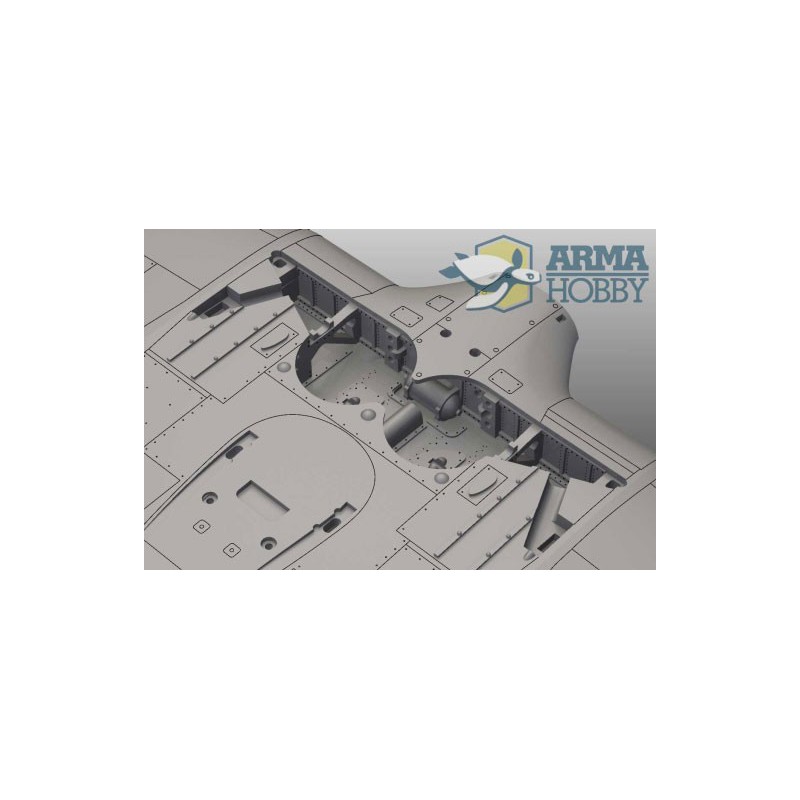 Maquette d'avion en plastique Hurricane Mk IIc Trop Model kit 1/72