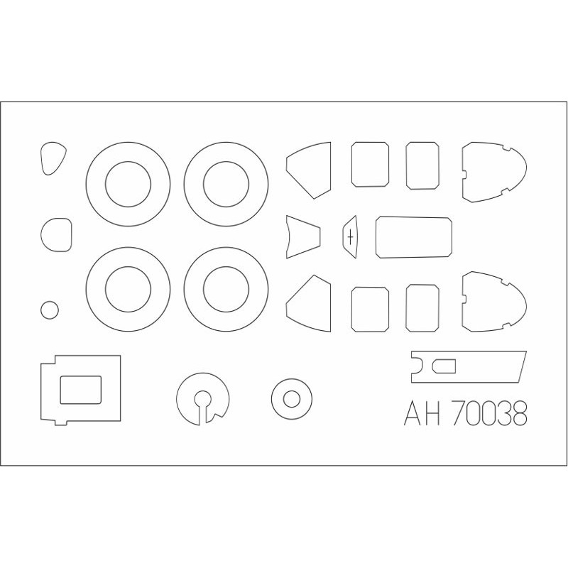 Maquette d'avion en plastique F-6C Mustang Expert set 1/72