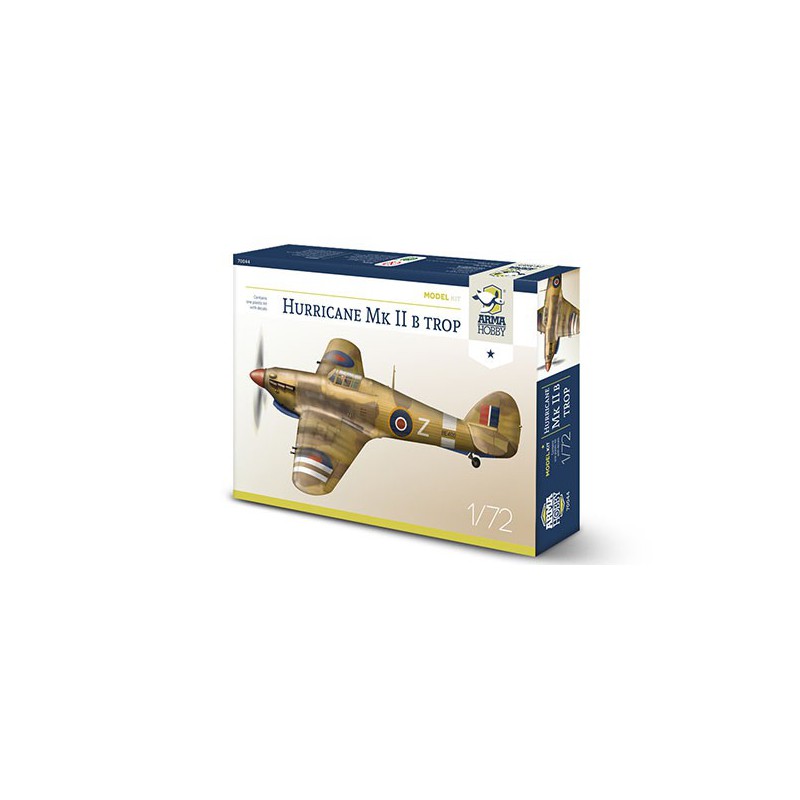 Maquette d'avion en plastique Hurricane Mk II b trop Model Kit 1/72