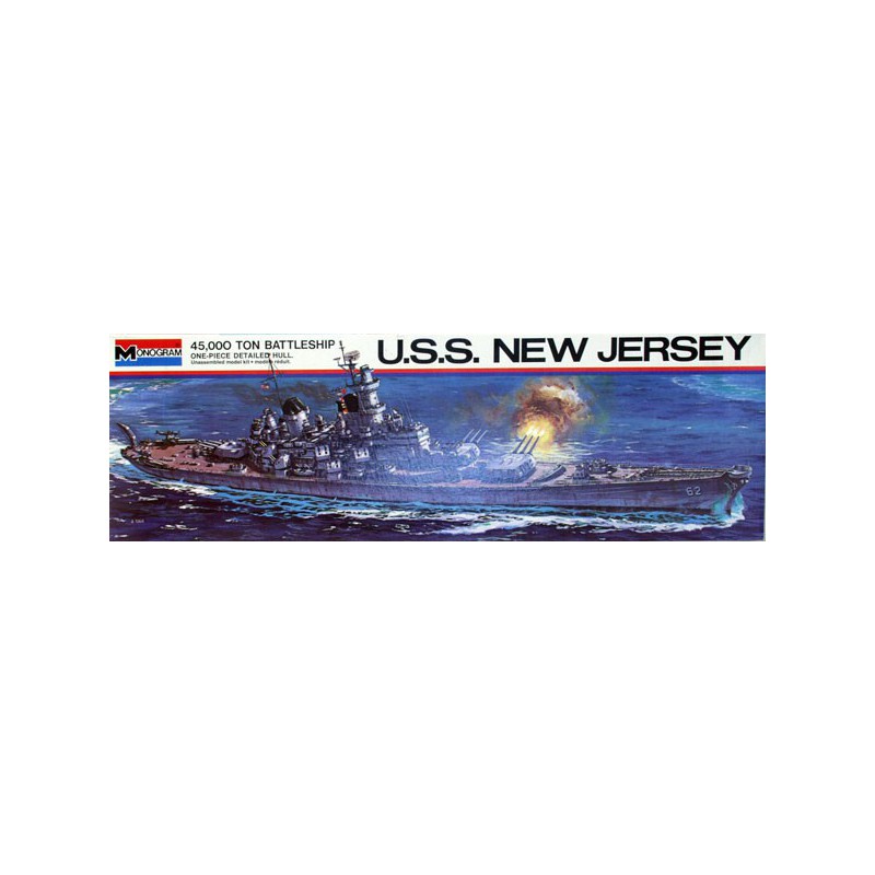 Maquette de Bateau en plastique USS New Jersey BB-62