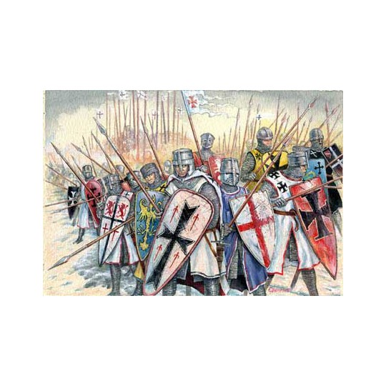 Figurine CHEVALIERS A PIEDS 1/72